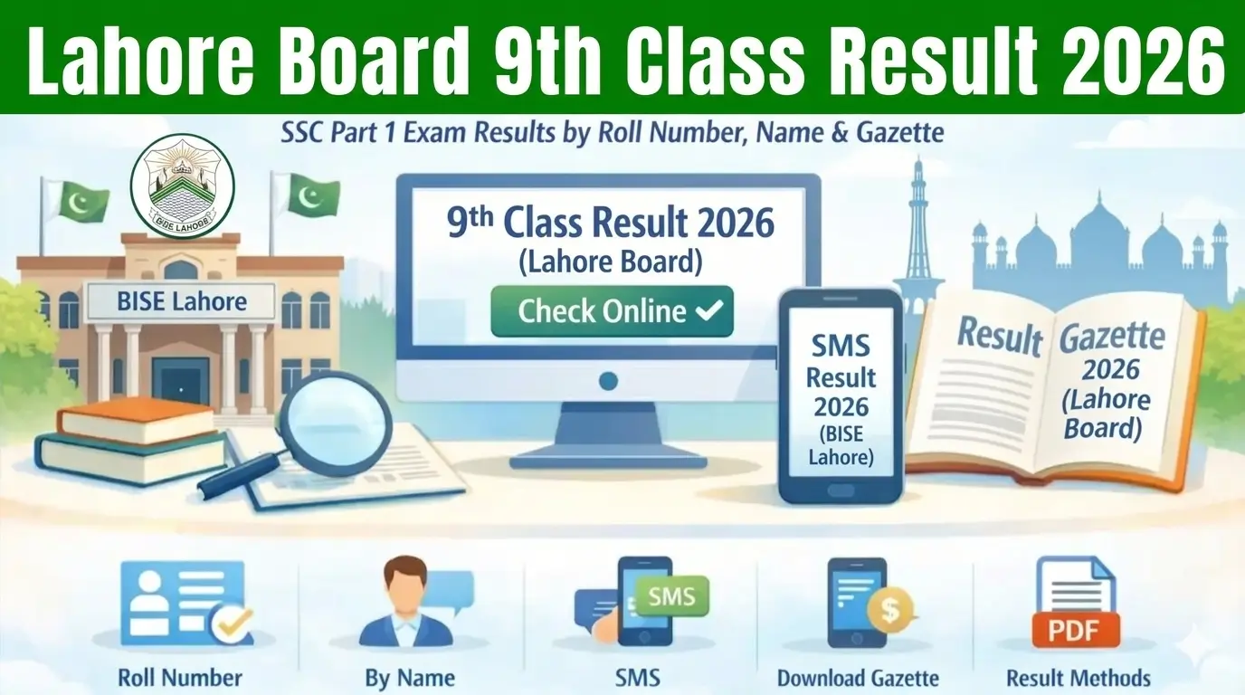 9th Class Result Lahore Board