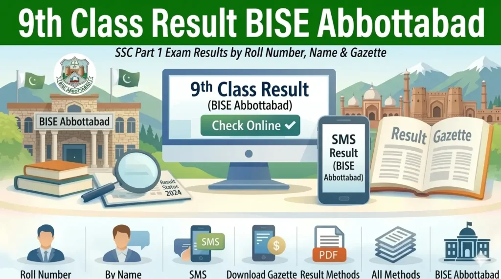 9th Class Result BISE Abbottabad