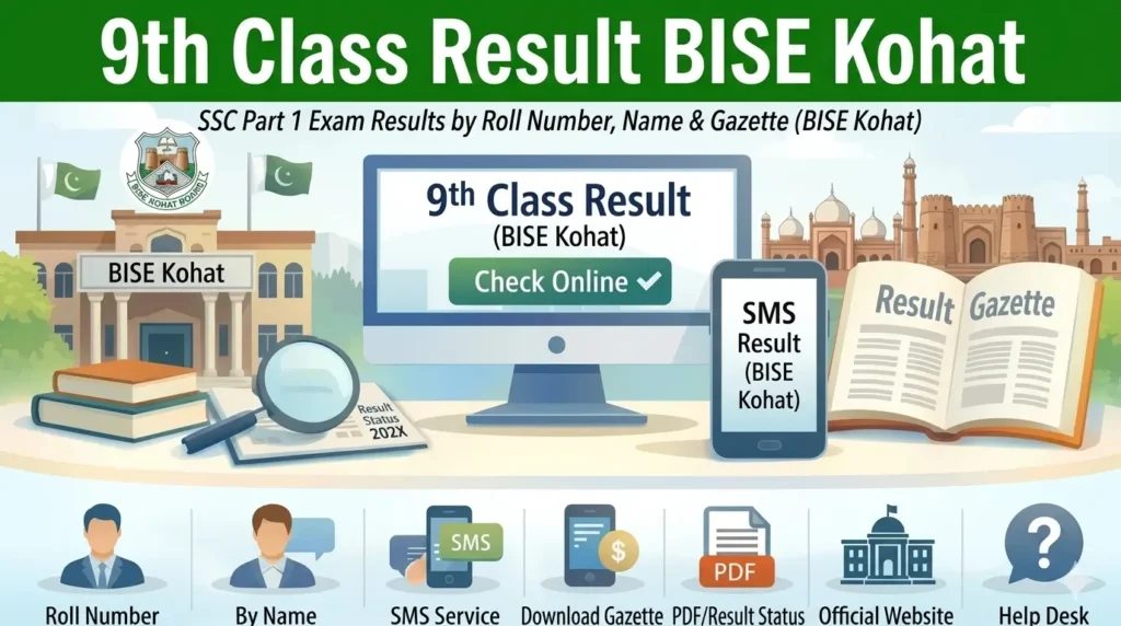9th Class Result BISE Khoat