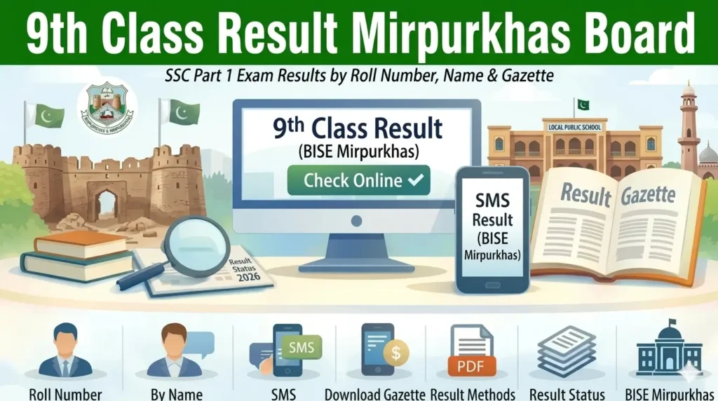 9th Class Result BISE Mirpurkhas