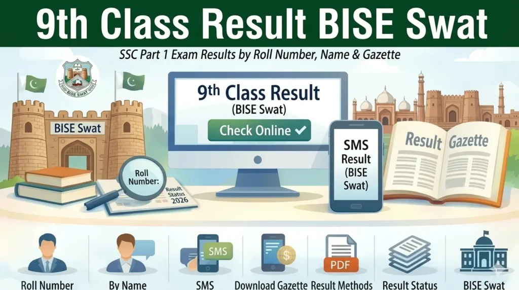 9th Class Result BISE Swat