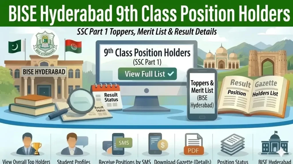 BISE Hyderabad Position Holders