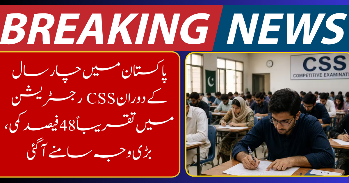 CSS Exam Registrations in Pakistan Hit Four-Year Low After 48% Decline